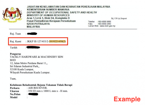 How To Apply Hydrostatic Testing For Industrial Air Compressor On Mykkp Dosh Website Malaysia Tackly