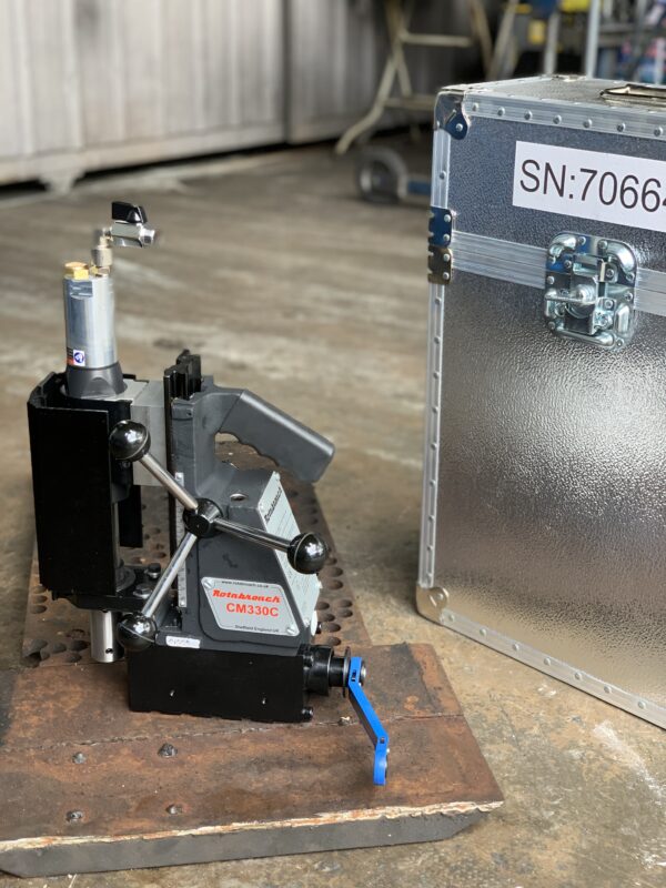 Rotabroach Raven CM330C Pneumatic Drilling Malaysia with metal box